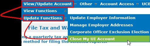 Close My UI Account