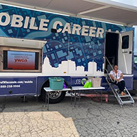 Mobile Career Lab YWCA Outreach Racine WI 